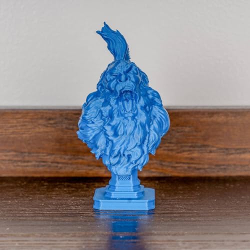 Image of Polymaker Panchroma Satin PLA Filament 1.75mm for 3D Printing, 1kg, Blue | Neatly Wound, Semi-Matte PLA, Easy Print & Smooth Feeding, Compatible with Bambu Lab & Most 3D Printers