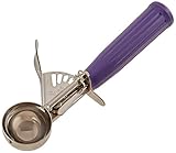 Winco ICD-40 No.40 Ice Cream Disher with Plastic Handle, Purple