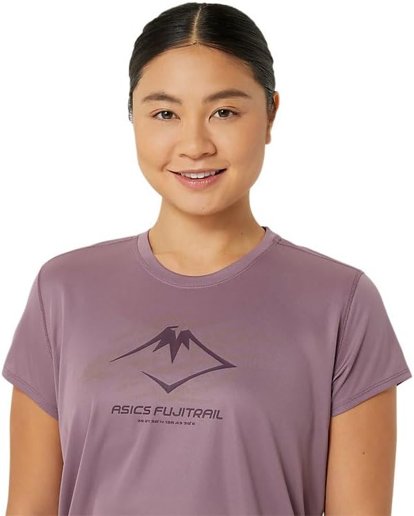 ASICS Women's FUJITRAIL LOGO Short Sleeve TOP RUNNING Apparel