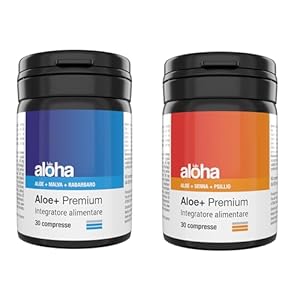 Aloha Aloe+ Premium Dag en Nacht – Supplement voor darmregelmaat en gewichtsbeheersing Supplement voor gewichtsverlies Dieetkit 120 tabletten