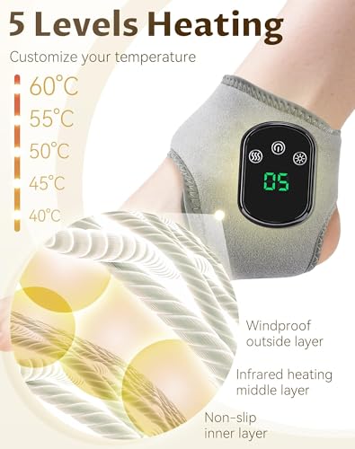 Masajeador Triple Método, 3 en 1 para Neuropatía, Inalámbrico y Ajustable con Terapia de Calor, Amasado Shiatsu y Compresión de Aire (1 unidad) miniatura 4