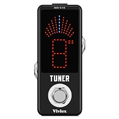 Vivlex LT-910 Pédale D’Accordeur Chromatique Haute Précision Mini Tuner Pedal Pédale D’Effets Pour Guitare Et Basse Hd… - Les Beatles, Paul McCartney, John Lennon, RIngo Starr, George Harrison