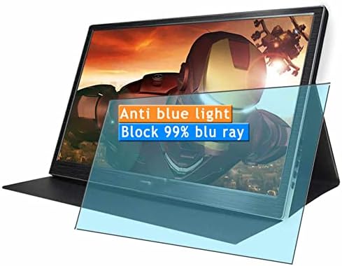 Vaxson 2-Pack Anti Blue Light Screen Protector, compatible with Thinlerain 13.3" Monitor TPU Film Protectors Sticker [ Not Tempered Glass ]