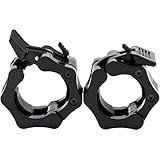 2 inch Barbell collars clamps Olympic Barbell Collar 2 inch Quick Release Pair of Locking 2" Pro Weight Bar Plate Locks Clamp Clips for Workout Weightlifting Fitness Training