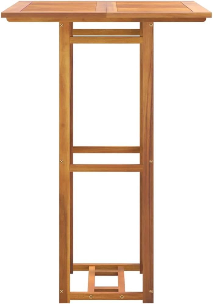 Bistro Table,Outdoor Dining Tables,Dinette Tables,Display Tables,Garden Furniture,Snack Tables,Game Tables,for Patios,Decks,Lawns,Gardens, 29.5"x29.5"x43.3" Solid Wood Acacia