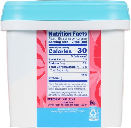 C&H Pure Cane Ultrafine Granulated Baker\'s Sugar™, 3.5 lb Easy Baking Tub