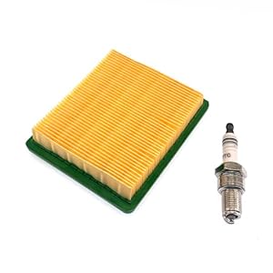 Luftfilter mit Zündkerze für Scheppach MS173-51E, MS196-51, MS196-51E / Woodster TT173-51E Rasenmäher