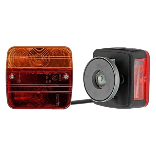 XL Perform Tool - XL Perform Tool 553934 2 Feux de Remorque 4 Fonctions, Fixation Magnétique, Faisceau 4,5 m