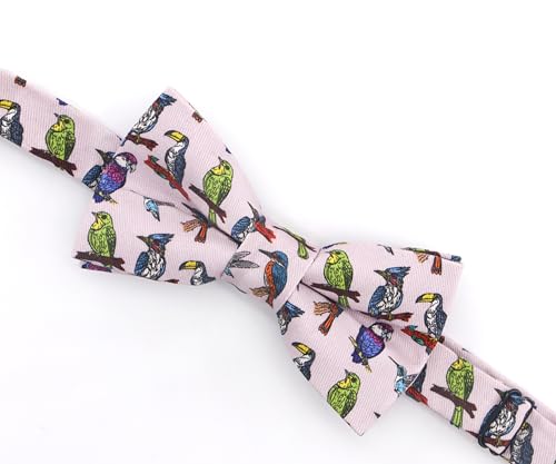 Image of OCIA Cute Pattern Pre-tied Bow Tie Adjustable Bowties for Adult & Children