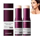 Balsamo di calcio multivolume per il collo, bastone di cura rassodante anti-invecchiamento, crema per le rughe e rassodante, balsamo multi-collagene, bacchetta di collagene di calcio, pelle delle