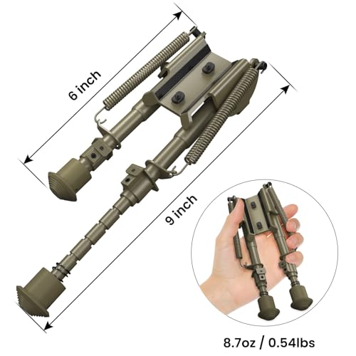 Feyachi B13 M Lock Bipod 6-9 cali Lekki dwójnóg Rilfe bezpośrednio mocowany do systemu M Lock do polowania i strzelania