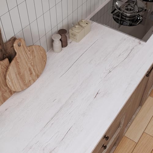 Papel de contacto de madera autoadhesivo para renovar superficies dañadas 3
