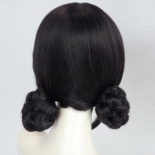 Hunter Costume Mira Zoe Wig, Anime Mira Zoey Cosplay Wig, Purple Red Black Long Braid Anime Cosplay Long Braids For Halloween Outfits, Fans Costume Braids - Zoe Black - Image 4