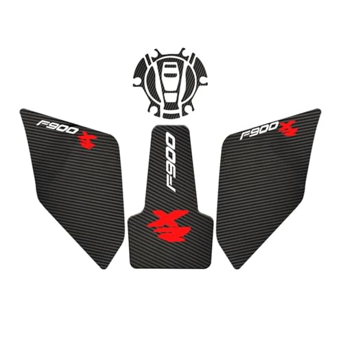 Autocollants de protection réservoir moto BMW F900XR sticker bouchon essence noir carbone