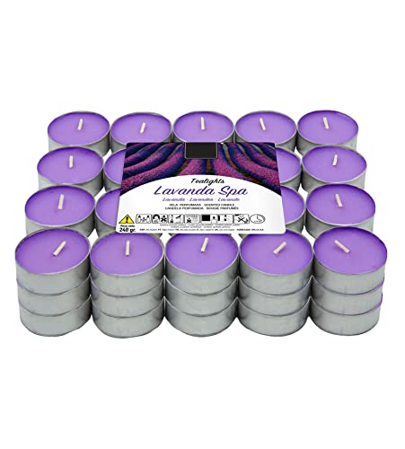 Set di 60 candele profumate lavanda