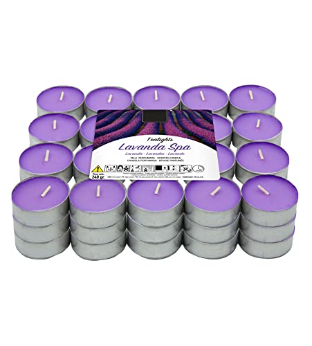 Juego de 60 velas calentadoras perfumadas lavanda