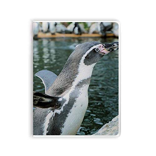 Carnet pingouin souple pour notes et journal intime - Cahier mignon pour le bureau