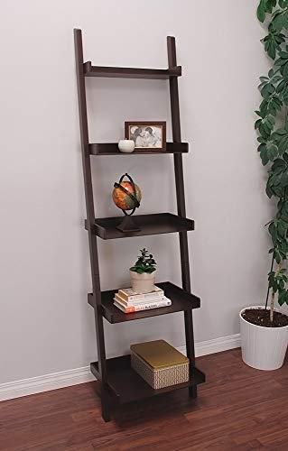 kieragrace Providence Hadfield Leaning Shelf - Espresso, 18