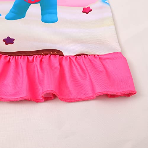 Wyyxxt Little Girls Princess Casual Dress Toddler Girls Cartoon Dress(4T,Rose) #TOP2
