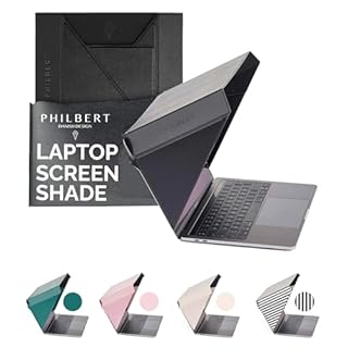 Philbert Design - St Tropez Slim Hood per computer portatili da 15"/16", visiera parasole/privacy, resistente al calore, riduzione dell'abbagliamento, miglioramento del contrasto, leggero, ecologico,