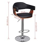 Zoom IMG-2 vidaxl 2x sedia da bar Zoom IMG-2 vidaxl 2x sedia da bar