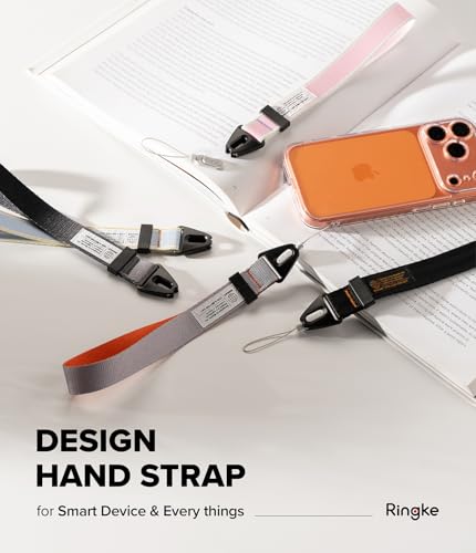 Image of Ringke Hand Strap [Anti Theft & Drop] Multipurpose Adjustable Wrist Lanyard with Easy Release Buckle for iPhone /Galaxy /Pixel Phone Cases, Cameras, etc