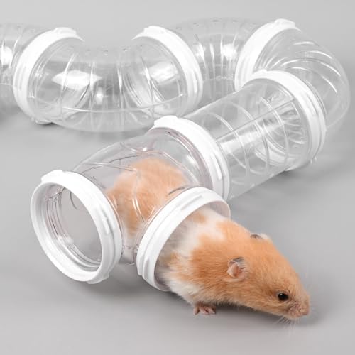 Hamster Nagetier Track Spielzeug, Rennmaus Röhre, Übungs Haustier Tunnel, zum Selbermachen für Frettchen, Hamster Selbstmontage Spielzeug, Haustier Tunnel-6