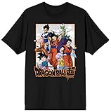 Dragon Ball Super Group Art Men's Black T-Shirt-XL