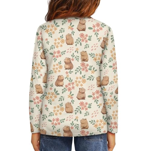 HUIACONG Crewneck Long Sleeve Shirt for Kids Boys Girls Tshirts4