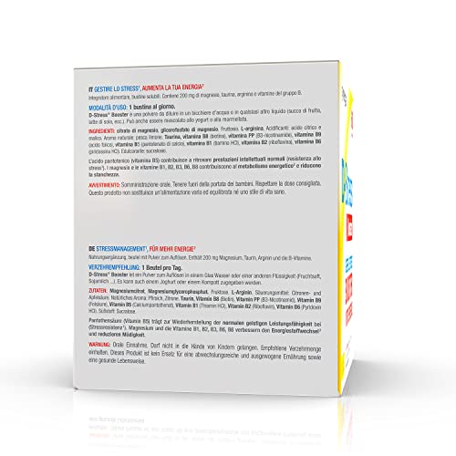 D-STRESS BOOSTER Pack Eco 60 sachets | Magnésium de 3ème génération, Taurine, Arginine, Vitamine B | Booste l’Énergie Physique et Mentale | Gère les Montées de Stress en 30 Min | LABORATOIRE SYNERGIA – vue 4