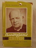 Unwegsame Zeiten. Lebensbericht, 2.Band. B0000BGMM9 Book Cover