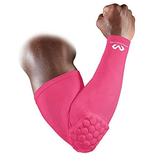 Mcdavid 6500 Hex Padded Arm Sleeve,Compression Elbow Pad for Football/Volleyball, Baseball...