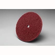 Cubitron II Scotch-Brite High Strength Disc - Medium Grit Aluminum Oxide - For Deburring and Cleaning Metal - Satin Finishing Disc - Stackable - 6 x 1/2