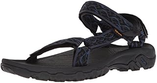Teva Men's M Hurricane 4 Sport Sandal, Wavy Trail Navy, 10 M US