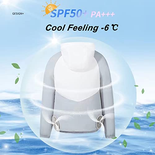Chaqueta enfriadora unisex con ventilador incorporado miniatura 4