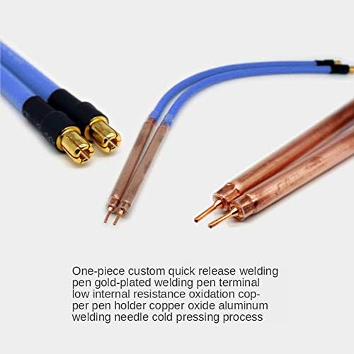 SDFLKAE DIY Mini Spot Welder Machine, Portable Handheld DIY Spot Welding Tool Adjustable for 1865 Battery Support 0.1-0.12mm Household DIY Nickel Sheet with 2pcs Welding Pen