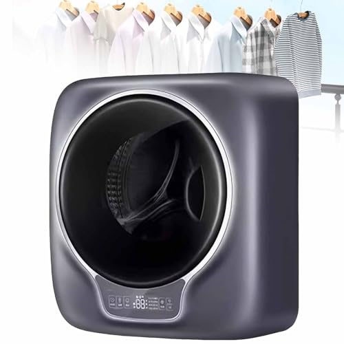 DDZJTPP Mini Laundry Machine and Drying,3KG Wall Mounted Drum Washing Machine,Front Load Compact Tumble Laundry,Full-Automatic Washing Machine and Spin Dryer,for Travel Apartments Dorms