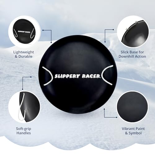 image for Slippery Racer ProDisc 26 Inch Heavy Duty Aluminum Iron Alloy Metal Ki