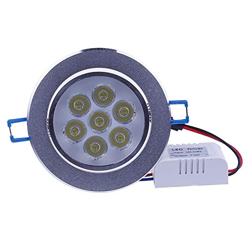 Lemonbest® 110V Dimmable 7W Led Ceiling Light Downlight Recessed Lighting, Superbright Cool White #TOP3