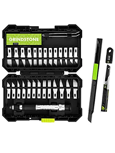 Fantasticar Craft Knife Precision Cutter Hobby Knife And Retractable Auto-Lock Utility Knife Set With Extra Blades #TOP16