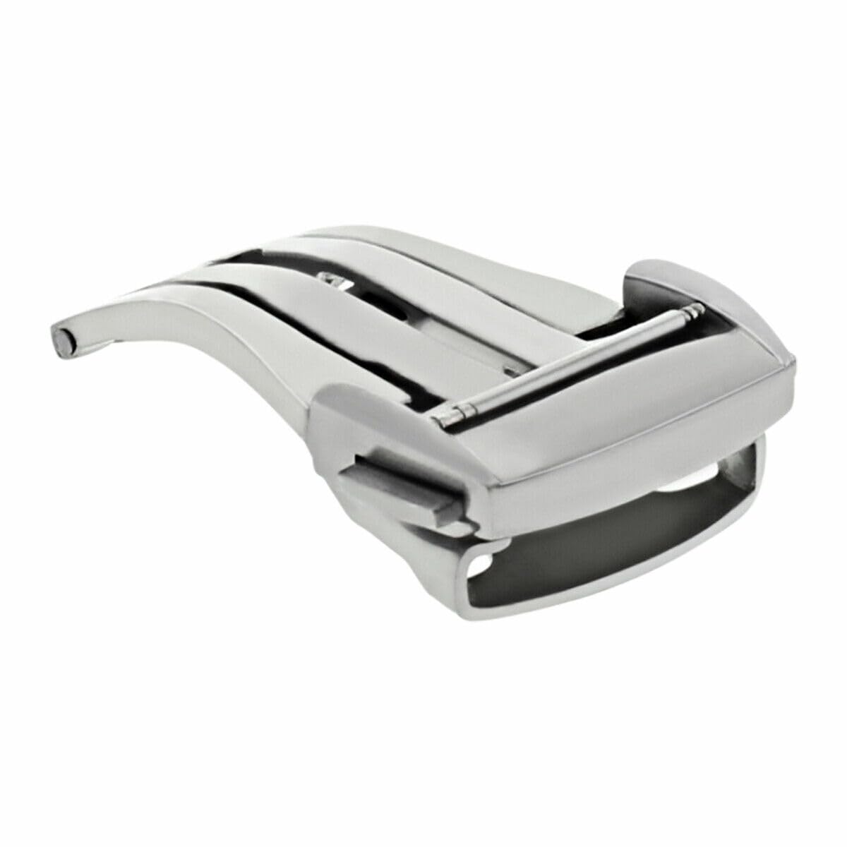 Ewatchparts18mm Deployment Clasp Buckle Compatible With Omega Seamaster  Speedmaster Moon Watch Band Strap Brush