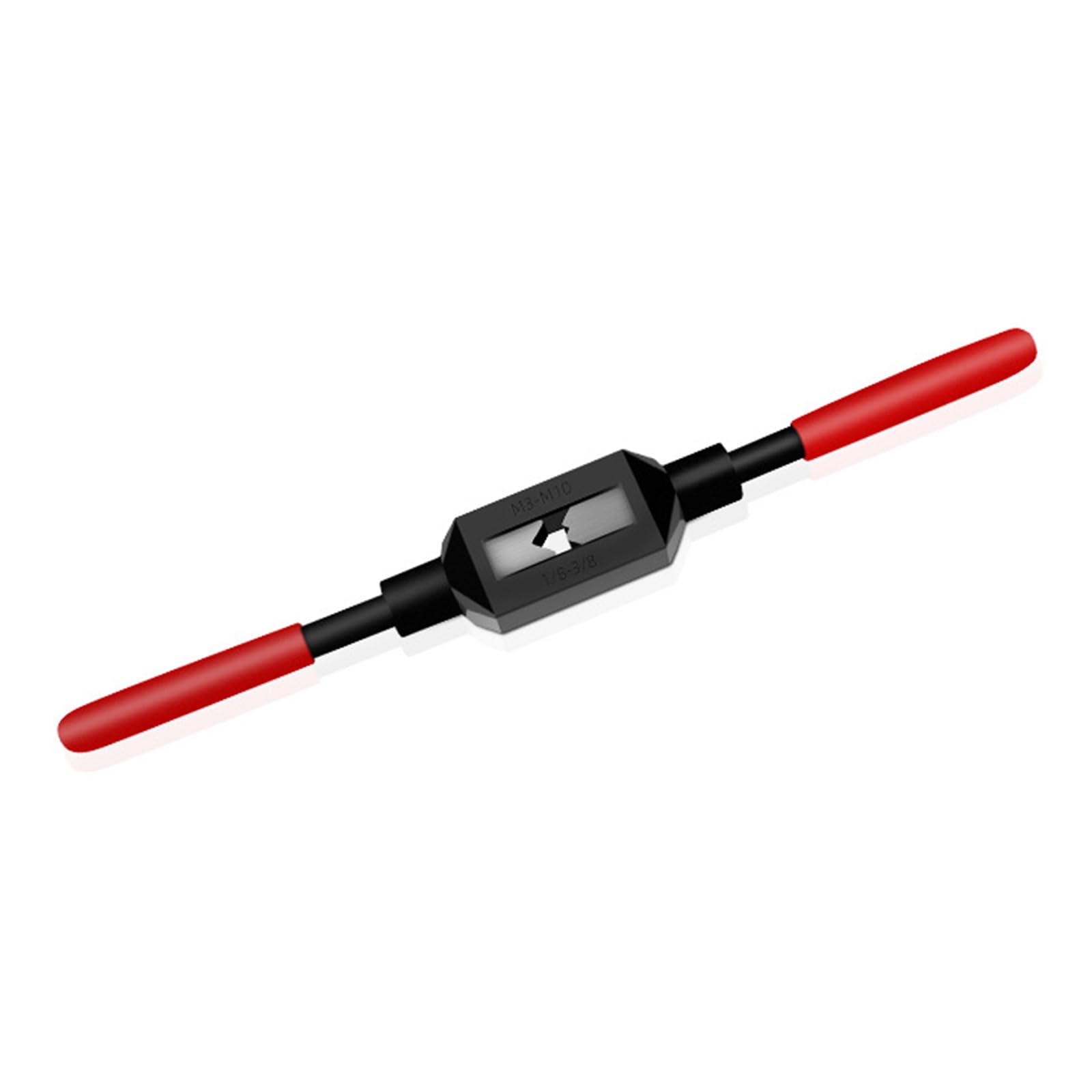Rgybao M1m8 Duty Red Handle Tap Holder Stand Manual Operated Tool Alloy Steel Construction Suitable For Mechanical Maintenance Nonslip Grip Tap Wrench For Metalworking