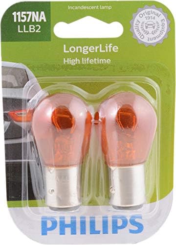 Philips 1157NA LongerLife Miniature Bulb, 2 Pack