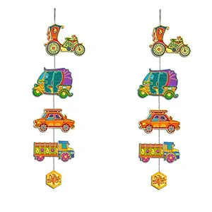 Artvibes Decorative Vehicles Wall and Door Hanging for Home|Gift, Wall Decoration (WH_5213N)-Multicolour