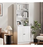 Amazon.com: Cozy Castle White Wood Bookcase, 12 Cube Display Shelf