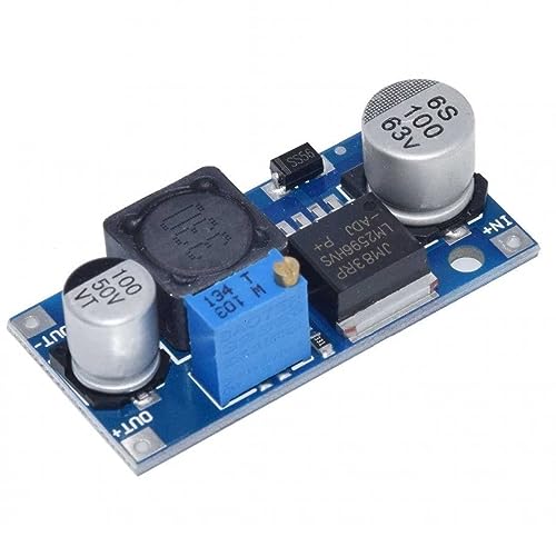 Kit com: 2x Regulador de Tensão Step Down Entrada 4,5v a 53v - Buck Conversor DC DC LM2596HVS 3A