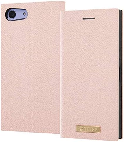 レイ・アウト Layout RT-RXPATBC2/P Phone Case for Xperia Ace (SO-02L), Shockproof, Notebook Type Leather Case, Tetra Side Magnet, Plate Included, Pink