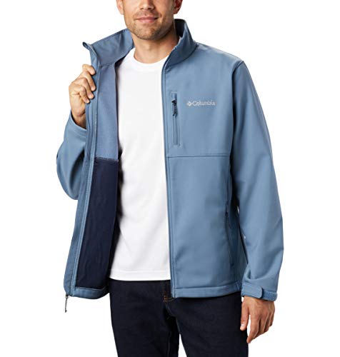 Image of Columbia Men Polyester Short Length Omni-Shield Ascender Softshell Hiking and Trekking Jacket