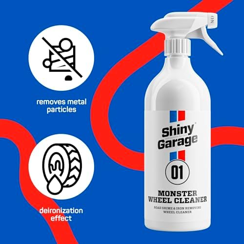 Shiny Garage Monster Wheel Cleaner 1L preparat do mycia felg z właściwościami deironizującymi