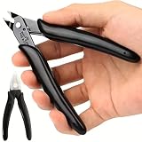 1pc black Cast Iron Multi-Functional Pliers, Easy Spring-Action Cable Wire Management and Stripping Tool for DIY, Electricians, and Handyman